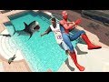GTA 5 Spiderman Water Fails | ragdolls vol.1 (Euphoria physics)