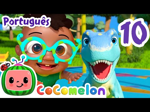 Capa de Cody Conta 10 Dinossauros! | HORA DO CODY BRASIL! | CoComelon Brasil - Músicas Infantis em Português