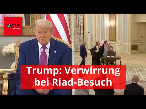 Als Trump saudischen Kronprinz trifft, wird es gleich drei Mal kurios