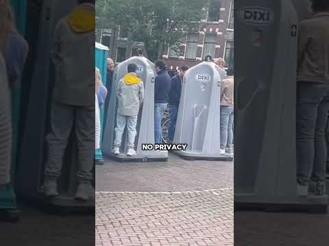 3 Weird Public Toilets in Europe!