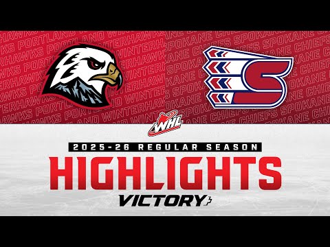 Portland Winterhawks at Spokane Chiefs 12/16 | WHL Highlights 2025-26