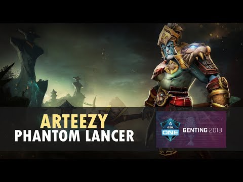 Arteezy (Phantom Lancer) EG vs PENTA @ ESL Genting 2018