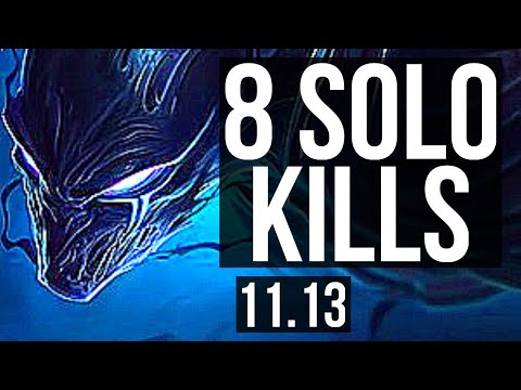 NOCTURNE vs KARTHUS (JUNGLE) | 14/1/4, 8 solo kills, Legendary, 1.6M mastery | EUW Master | v11.13