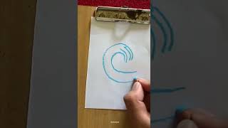 Download lagu tutorial gambar ombak 🌊 #shorts mp3