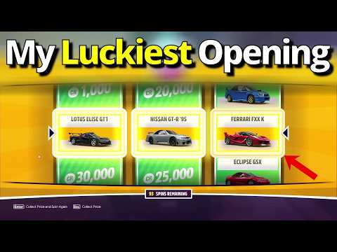 My *LUCKIEST* Wheelspin Opening In Forza!