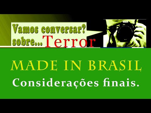 Gênero terror no Brasil-Considerações finais