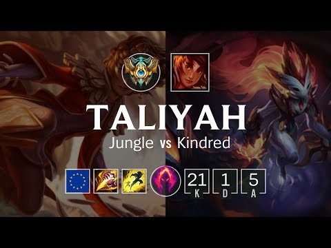 Taliyah Jungle vs Kindred - EUW Master Patch 8.24