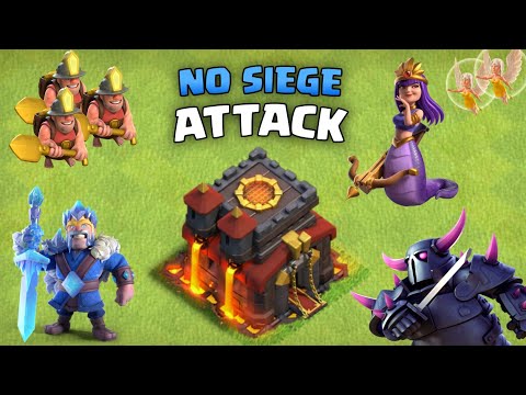 Best TH10 Attack without Siege Machine | Town Hall 10 Attack Strategy 2025