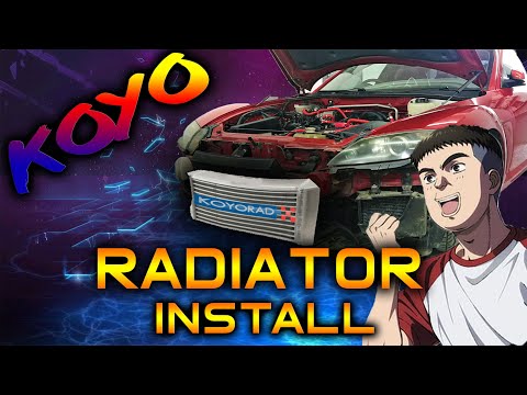 Mazda Rx8 Koyo Radiator Install