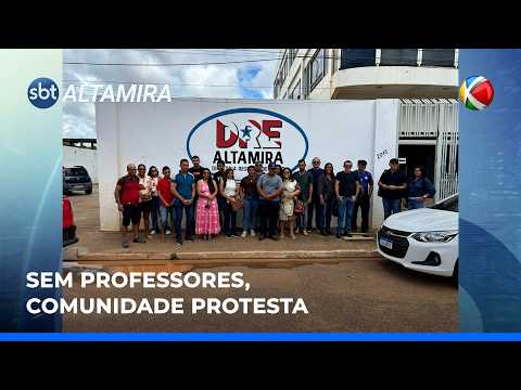 PAIS E ALUNOS COBRAM PROFESSORES EM BRASIL NOVO (PA) | SBT Altamira