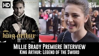 Millie Bradley Premiere Interview - King Arthur: Legend of the Sword video