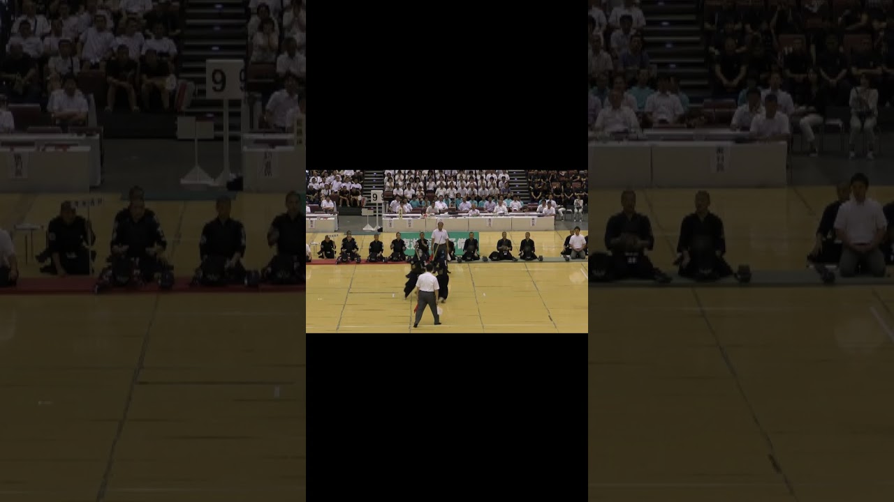 2017年【玉竜旗／準決勝Ⅱ⚔️大将戦／清家（高千穂）vs 横藤（育英）名勝負】偉大な剣士／Amazing - beautiful swordsman kendo #剣道 #kendo