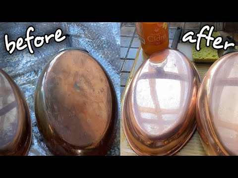 Cleaning Copper Pots & Comparing Different Methods | Friday at the Chateau - Journey to the Château