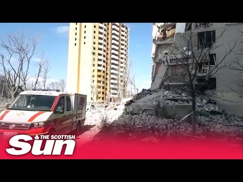 Bodies found in rubble of bombed building in Chernihiv, Ukraine