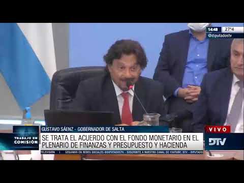 Acuerdo con el FMI: Sáenz consideró que hay que cumplir las deudas y dar continuidad institucional