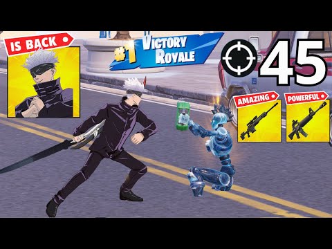 45 Elimination Gameplay Wins Zero Build (NEW FORTNITE CHAPTER 7 SEASON 1)