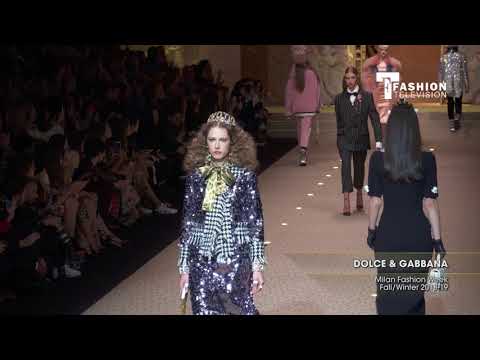 DOLCE and GABBANA Milan Fashion Week Fall/Winter 2018-19