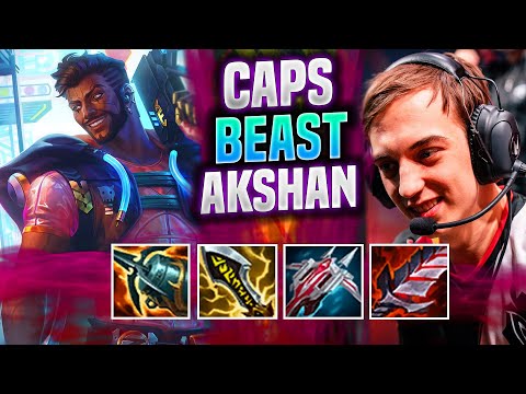 CAPS IS A BEAST WITH AKSHAN MID! - G2 Caps Plays Akshan MID vs Leblanc! | Patch 11.21