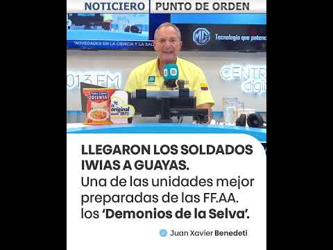 Llegaron los soldados IWIAS a la provincia del Guayas.