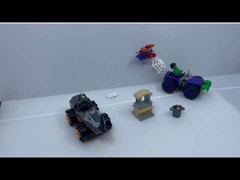 Lego Marvel 10782 Hulk Vs Rhino Truck Showdown Set Review