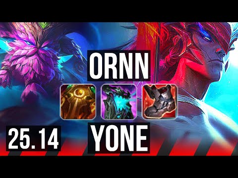 ORNN vs YONE (TOP) | 4/3/11 | EUW Master | 25.14