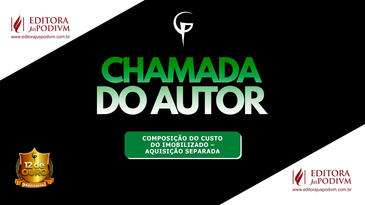Chamada 71 - Composição do Custo do Imobilizado – Aquisição Separada.