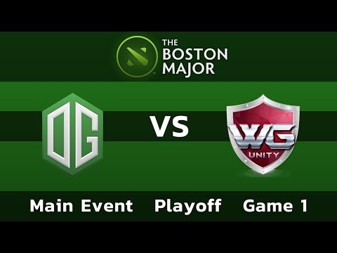 OG vs WarriorsGaming.Unity — Game 1 • Playoff Main Event — Boston Major