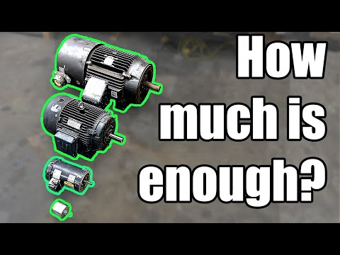 How To Size Electric Motors for Any Project: A Beginners Guide #085