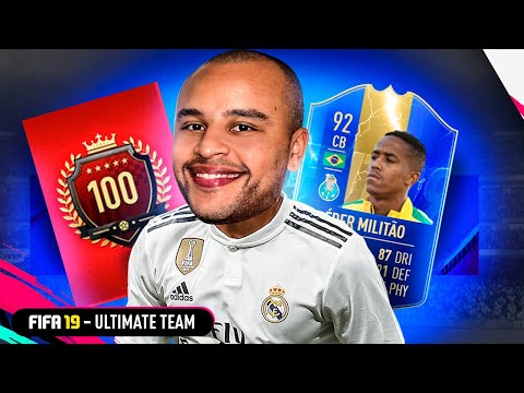 O ZAGUEIRO DO REAL MADRID CHEGOU NO RUMO AO TOP 100 - EP. #33 - FIFA 19 UT
