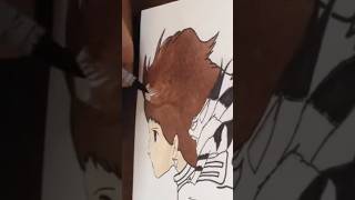 神々しい輝き…ナウシカとテトを描く
