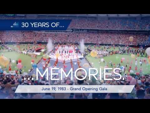 Celebrating 30 years of events at BC Place!