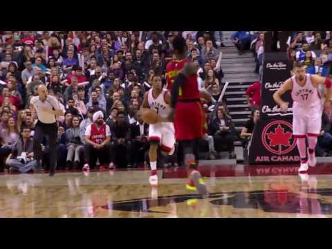 NBA TV | Lowry's Incredible Alley Oop Pass to Siakam | Hawks vs Raptors | Dec 3, 2016 | 2016-17