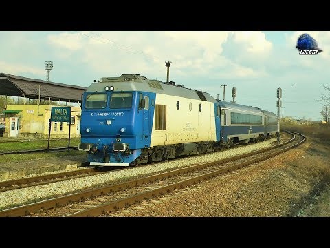 Trenuri de Călători pe Apus/Passenger Trains on Sunset in Oradea Est Triaj - 29 March 2020