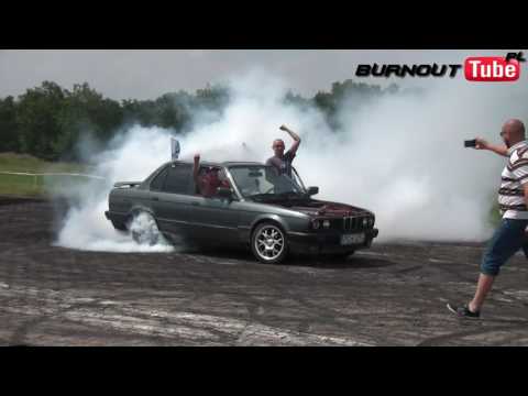 Palenie gumy BMW E30 320 "STERYD" (3) - III Zlot BMW Grupa Poznań&BMW Mania Żerniki 2016 #8