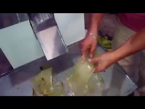 Aloe vera gel separator machine