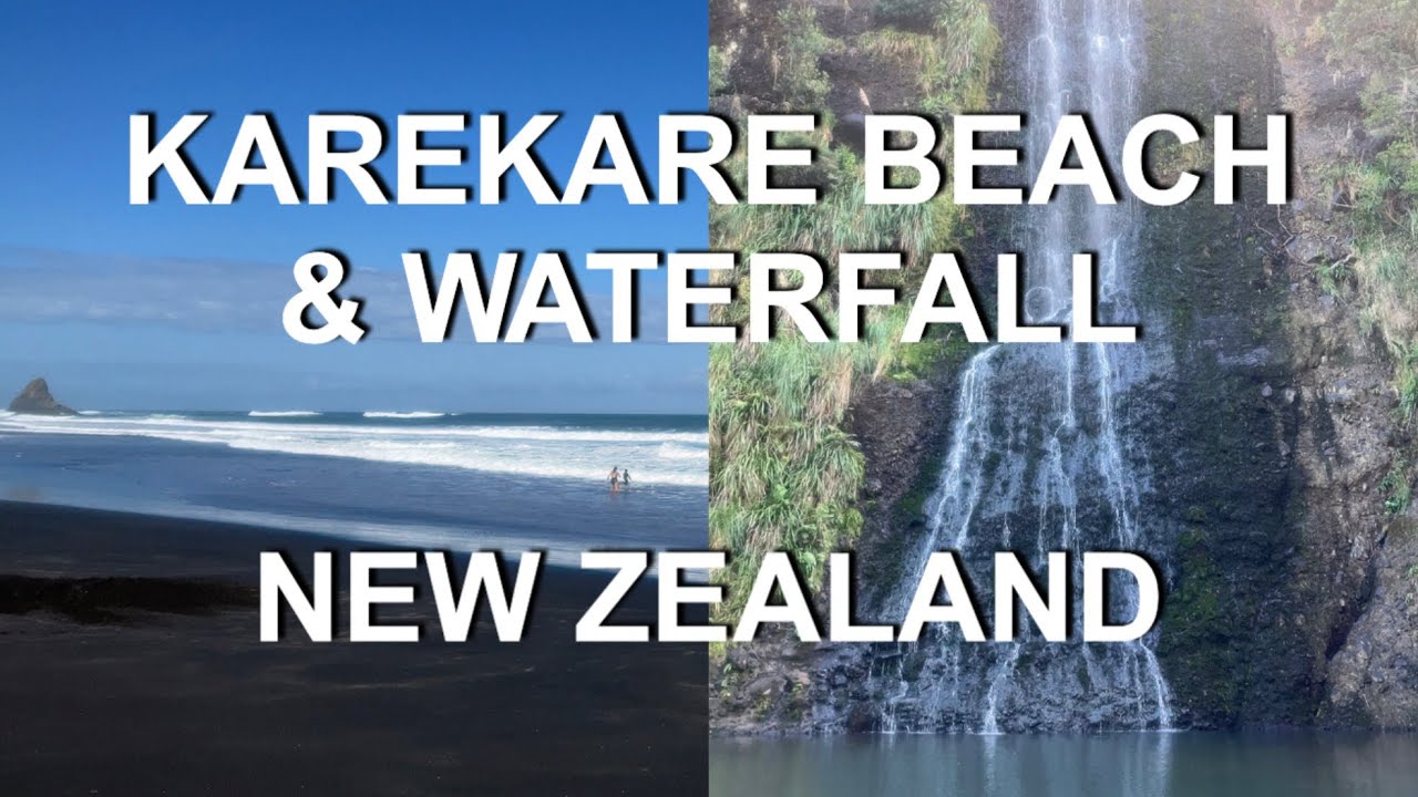 Take a virtual walking tour around the Karekare Beach and discover the hidden waterfall