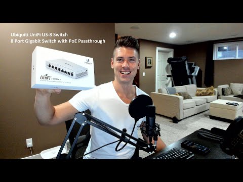 Ubiquiti UniFi 8 prievadų PoE komutatorius | USW-LITE-8-POE video
