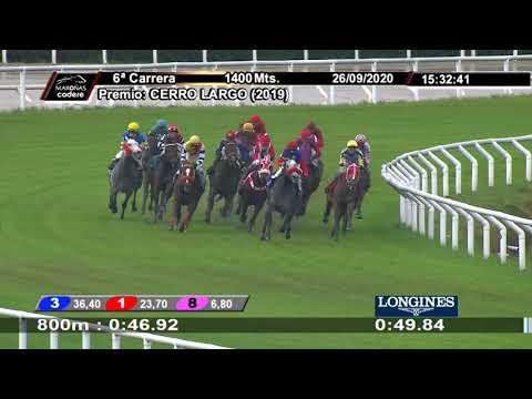 26/09/2020 – Hipodromo Maroñas – Carr 6 – CERRO LARGO (2019)