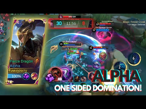 QUICK EASY GAME WITH ALPHA JUNGLE! MUST TRY THIS BUILD AND EMBLEM FOR ALPHA | Mobile Legends