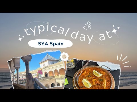 What is a typical day like at SYA Spain?