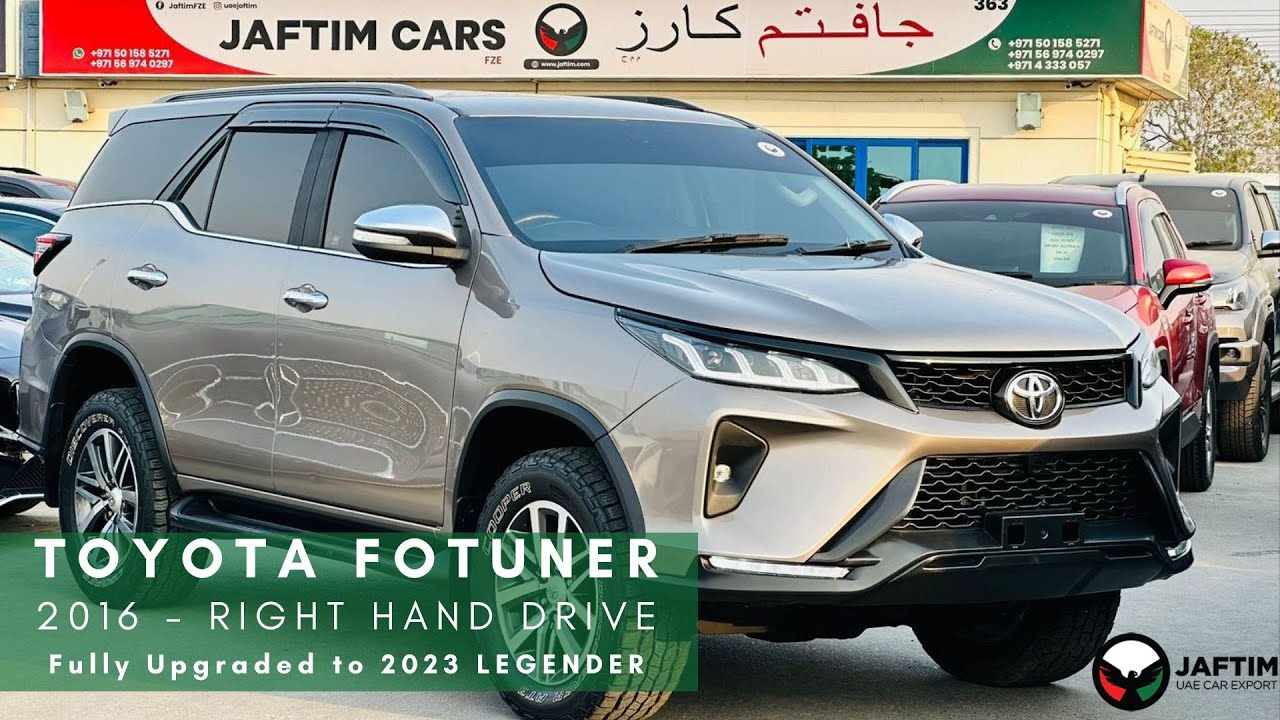 Toyota Fortuner 2023 LEGENDARY KIT INSTALLED IN 2016 DIESEL 2.8L BRONZE/BROWN | 7 SEATER LATHER | PREMIUM CONDITION video