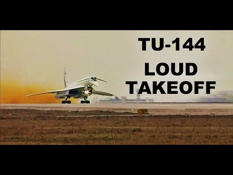 TU-144 LOUD Takeoff Ту-144