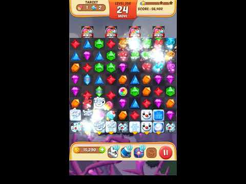 Jewel Match King Level 358 - Walkthrough ( No Booster )