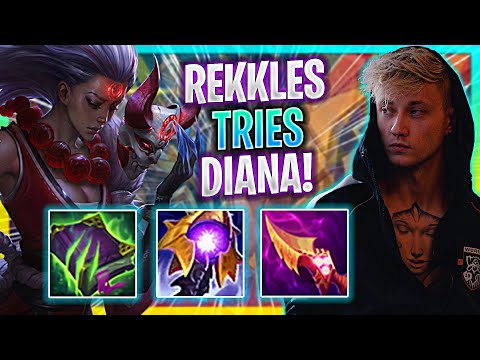 REKKLES TRIES DIANA JUNGLE IN A NORMAL! | FNC Rekkles Plays Diana Jungle vs Kayn! | Preseason 2023