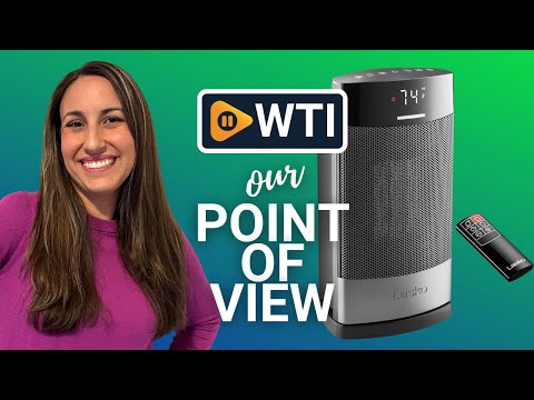 Lasko Ellipse Ceramic Tabletop Heater for Home with Tip-Over Switch - WTI product video review