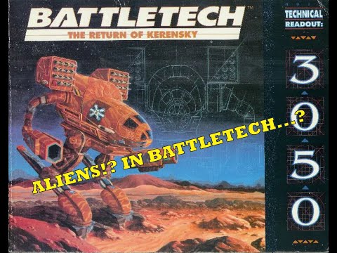 Battletech Technical Readout 3050 Retro Look