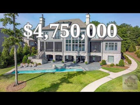 Experience an Exceptional Lakefront Retreat with Stunning Views in Georgia for $4.75M | House Tour