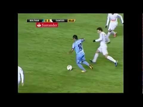 Bolivar 2 vs Santos 1 - Copa Libertadores de America 2012