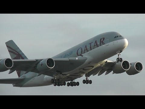 **90 MINUTES** of Heavy Departures / London Heathrow Airport (Inc. 12 A380's)