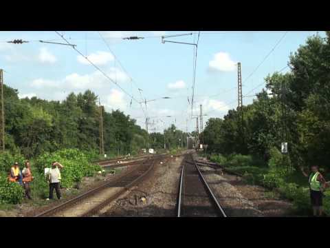 Führerstandsfahrt: Naumburg - Weißenfels - Großkorbetha - Halle (Saale) (August 2013)